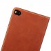 Huawei Ascend P8 Lite - First Grade Genuine Leather Flip Wallet Protecive Phone Cover Case - Brown